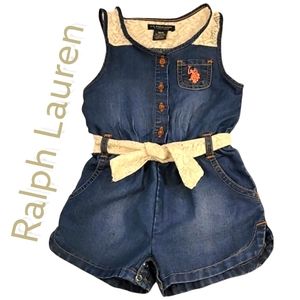 U.S. Polo Jumper with Lace Tie